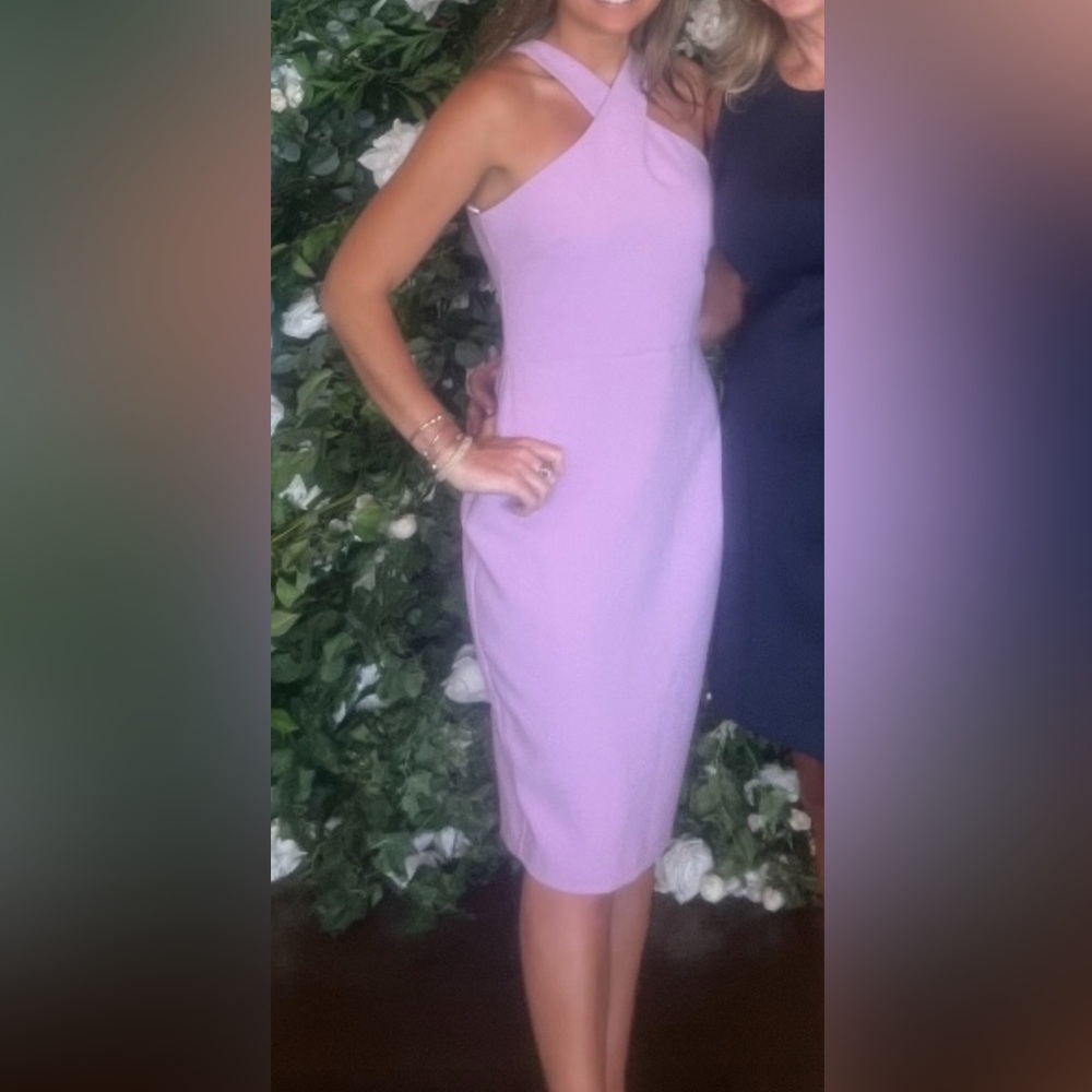 Likely Carolyn Lilac Purple Halter Dress Size 4